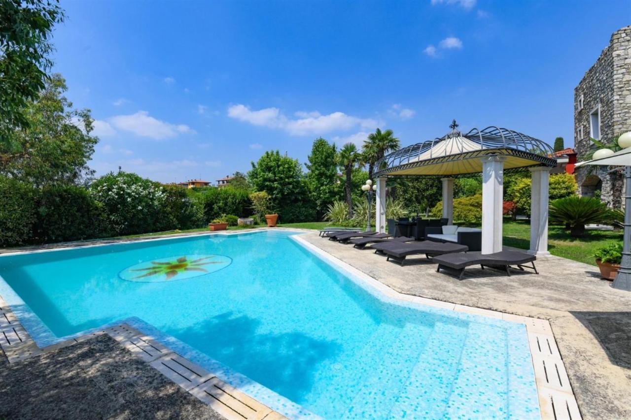 Private Luxury Villa With Pool Moniga del Garda Exteriör bild