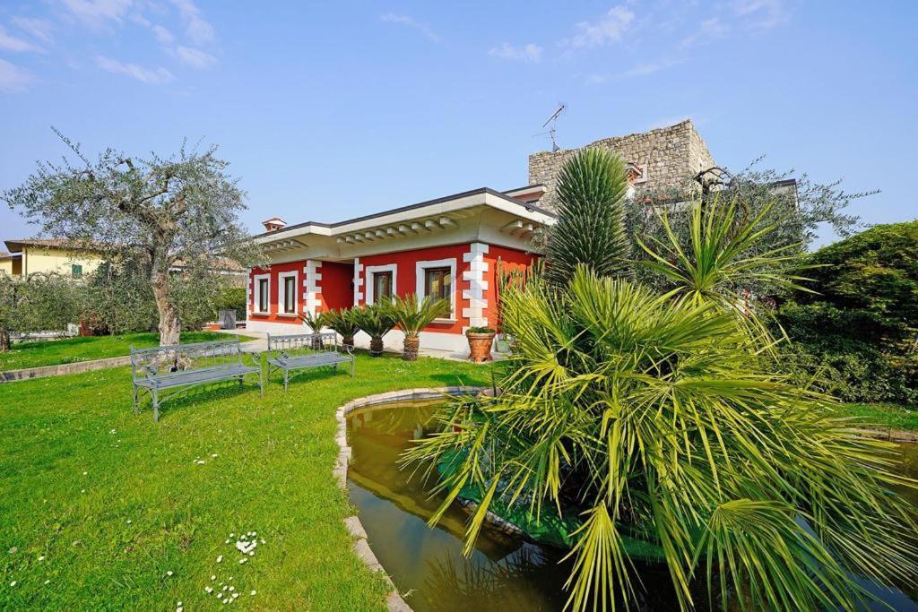 Private Luxury Villa With Pool Moniga del Garda Exteriör bild
