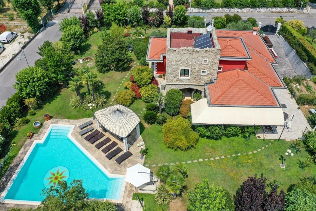 Private Luxury Villa With Pool Moniga del Garda Exteriör bild